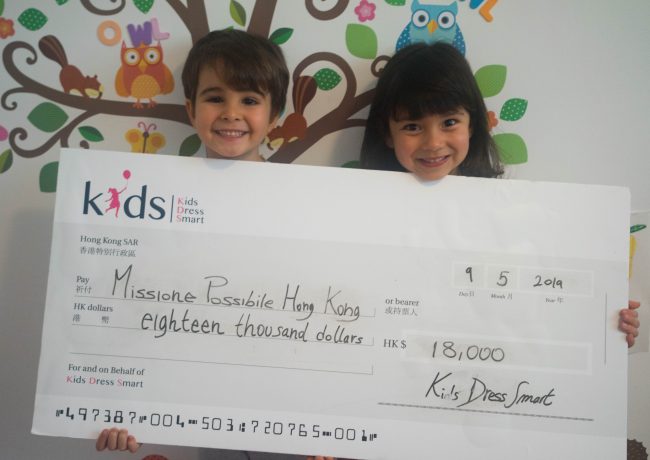 HK$18K Raised for Missione Possibile Hong Kong